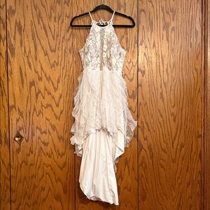 Teeze Me Floral Embroidered High Low Dress Size 9/10